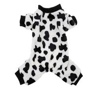 Pyjama pour Chien en Polyester Motif Taches de Vache Taille S