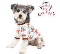 Pyjama pour chien - Vêtements de printemps et d'été pour chiens de petite et moyenne taille pour fille et garçon - Pyjama doux et mignon pour chiots et chats - Tenue de pyjama pour animaux de
