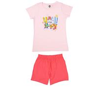 Pyjama pour Fille Paw Patrol - Skye & Everest Ensemble Pyjama Enfant Manches Courtes Haut avec Pantalon Rose/Rose (as4, Numeric, Numeric_98, Numeric_104, Regular)