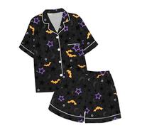 Pyjama Pour GarçOn Fille 2 Pièces Ensemble Halloween Enfant de Ensembles et Ado VêTements Maison Costume Vêtement Nuit Le Carnaval la Fête d'halloween
