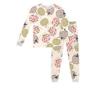 Pyjama pour GarçOn Fille 2 Pièces Ensemble Halloween Lot Ensembles de Pyjamas Filles Enfants Simple Doux Surpyjama Haut Top Pantalon Enfant ou Ado