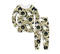 Pyjama pour GarçOn Fille d'halloween Enfant Ensemble de Bebe Ensembles Coton en Doux Tenue 2 Pieces Cadeau