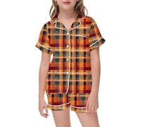 Pyjama pour GarçOn Fille d'halloween Lot 2 Ensembles de Vêtements Nuit Assortis Simple Doux Surpyjama Kids Unisex Coton Cadeau