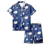 Pyjama pour GarçOn Fille Pyjamas Halloween Déguisements Lot 2 Ensembles de et Ado Simple Doux Surpyjama Tenue Pieces Enfant ou