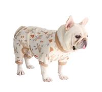 Pyjama pour gros chiens - Combinaison douce et chaude pour l'automne et l'hiver - Costume pour chiens et chats de petite et moyenne taille, parfait pour les carlins et les bouledogues, longueur du dos