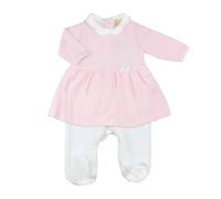 Dors-bien robe col claudine rose 12 mois