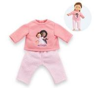 Pyjama Rose 2 pièces pour poupée ma Corolle Rose