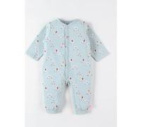 Pyjama sans pied à imprimé tigres en jersey, aqua 12M