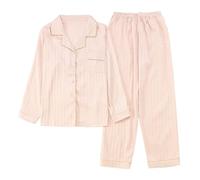 Pyjama Sexy,ProduitWomen Pajama Sets - Product Title Costumes Mince à Manches Longues Printemps et Automne Soie glacée Peinture à l'encre de Haute qualité vêtements de Maison de Loisirs (XL)