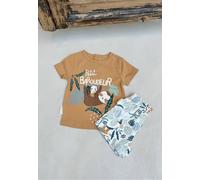 Pyjama Short Enfant 2 Pièces Baroudeur Orange 4A