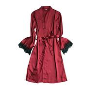 Pyjama Silk Night Women Dress Sexy Sleepwear Satin Nightdress Lingerie Lingerie Satin Vintage