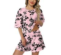 Pyjama Stitch Femme Ensemble - Combinaison Hiver Grande Taille 54 56 Vêtements De Nuit Chaud Et Doux Enceinte 50/52 Halloween Short Pyjamas pour Femmes Automne Kigurumi Adulte Coton Salopette