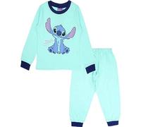 Pyjama Stitch pour Fille Disney Lilo and Stitch (as4, Age, 4_Years, Regular, Turquoise)