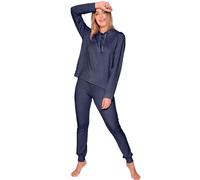 Pyjama sweatshirt à capuche et pantalon femme Admas Make It Happen Bleu S