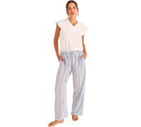 Pyjama t-shirt et pantalon femme Selmark P120 Bleu M