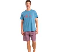 Pyjama t-shirt et short Admas Nomad Lois Bleu M
