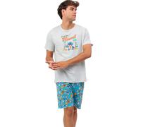 Pyjama t-shirt et short femme Admas Stitch Beach Disney Gris M
