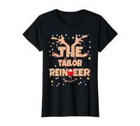 Pyjama The Tailor Reindeer T-Shirt Graphique avec Valeur, Femme, Noir, S