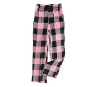 Pyjama Thermolactyl Femme Pièces Vêtements Carreaux Cotele Molleton Fille Pantalon Chaud Vetement Pantalon Pyjama Chaud Nuit Tenue Interieur Femme Chic Rose M