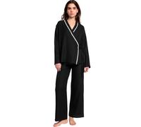 Pyjama tunique et pantalon large femme Admas Luxury Noir S