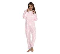 Pyjama Une Pièce en Polaire pour Femme - Chaud Et Doux Pilou Sleepwear avec Fermeture Éclair - Vêtement De Nuit en Peluche - Combinaison Hiver Pas Cher