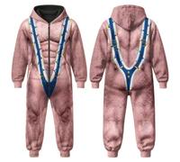 Pyjama Une Pièce Homme Combinaison Grenouillère Adulte pour Noël | Idéale comme pyjama combinaison d'hiver pour Noël les fêtes et la maison elle est douce chaude et très confortable.