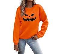 Pyjama une pièce pour femme sans col rond, haut de pull assorti, t-shirts d'entraînement décontractés à manches longues, chemisier ample E Girl T-shirt, d, XXL