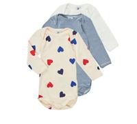 Pyjamas / Chemises de nuit filles Petit Bateau A06E2 X3 Multicolore 3 mois