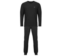 Pyjamas / Chemises de nuit hommes Emporio Armani EM000616PYJAMAWITH CUFFS SET Noir EU S