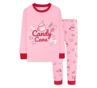 Pyjamas de NoëL pour Enfants Pyjama imprimé Festif pour Enfants,Ensemble Deux pièces Confortable à Manches Longues avec Un mélange Doux de vêtements Nuit garçons et Filles(4-5 Ans)