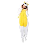 Pyjamas Licorne Adulte Unisexe Kiguruma Unicorn Cosplay Animaux Nuit de vêtement (L(Hauteur 163-173), Jaune)