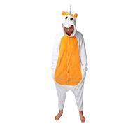 Pyjamas Licorne Adulte Unisexe Kiguruma Unicorn Cosplay Animaux Nuit de vêtement (L(Hauteur 163-173), Orange)