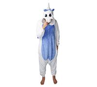 Pyjamas Licorne Adulte Unisexe Kiguruma Unicorn Cosplay Animaux Nuit de vêtement (L(Hauteur 163-173), SD Bleu)