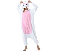 Pyjamas Licorne Adulte Unisexe Kiguruma Unicorn Cosplay Animaux Nuit de vêtement,Rose,S(hauteur 140-155)