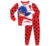 Pyjamas miraculeux | Pyjamas Fille Coccinelle | Ensembles de Couchage ajustés pour Enfants - 11-12 Ans