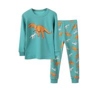 Pyjamas pour Filles Ensemble Deux pièces Tee Shirt Manche et Short en Coton Vêtement Enfant Fille Taille 7-14 Ans Pyjama Unisexe Confortable Doux Enfants Mignonne 2-10