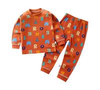 Pyjamas pour Garçons Pyjama Garçon Enfants Ensembles De Pyjamas Chaud Unisexe Impression De Dessin Manches Longues Jeunes Enfants Loungewear Confortable Vêtements D'intérieur