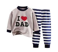 Pyjamas pour Garçons Pyjama Garçon Enfants Ensembles De Pyjamas Léger Unisexe Confortable Jeunes Enfants Manches Longues Chaud Loungewear Vêtements D'intérieur
