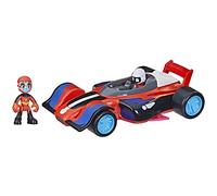 Pyjamasques Animal Power, Voiture de Course Flashcar, véhicule Transformable, Sons et lumières, Jouet dès 3 Ans