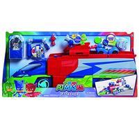 Pyjamasques, Camion de trAnsport, avec 1 mini Véhicule et 1 Figurine, Sonore et Lumineux, Jouet pour Enfants dès 3 Ans, PJM99