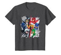 Pyjamasques Heroes Save The Day T-Shirt, Enfant, Chiné Foncé, 12 Ans