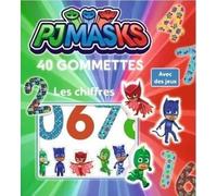 Pyjamasques - Les chiffres 40 gommettes