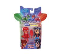 Pyjamasques Pjm Blister 2 Figurines 7,5 Cm - (1 Fig. Héros + 1 Fig. Méchant Avec Acc.) - Bibou & Rip