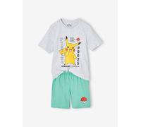 Pyjashort Pokémon Pikachu gris chiné 12A