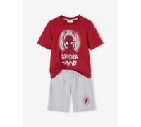 Pyjashort Spider-Man GA rouge/gris chiné 3A