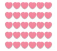 PYJLBX Aimant Frigo, 30PCS Aimant Puissant Aimants Tableau Magnétique Magnet Frigo Petit Aimant Tableau Blanc Mini Aimant Magnets Decoratif, pour Tableau Magnetique Frigo, Calendrier (Coeur, Rose)
