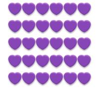 PYJLBX Aimant Frigo, 30PCS Aimant Puissant Aimants Tableau Magnétique Magnet Frigo Petit Aimant Tableau Blanc Mini Aimant Magnets Decoratif, pour Tableau Magnetique Frigo, Calendrier (Coeur, Violet)