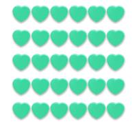 PYJLBX Aimant Frigo, 30PCS Aimant Puissant Aimants Tableau Magnétique Magnet Frigo Petit Aimant Tableau Blanc Mini Aimant Magnets Decoratif, pour Tableau Magnetique Frigo, Calendrier (Coeur, Vert)