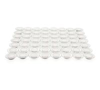 PYJLBX Aimant Frigo, 56pcs Magnet Frigo Aimant Puissant Aimants Tableau Magnétique, Petit Aimant Tableau Magnetique Aimant Tableau Blanc Mini Aimant Rond Magnets, pour L'école, Bureau,Frigo (Blanche)