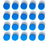 PYJLBX Aimant Frigo Puissant, 20 Pcs Magnets Tableau Magnétique, Petit Aimant Plat Rond Mini pour Frigo Bureau (Bleue)